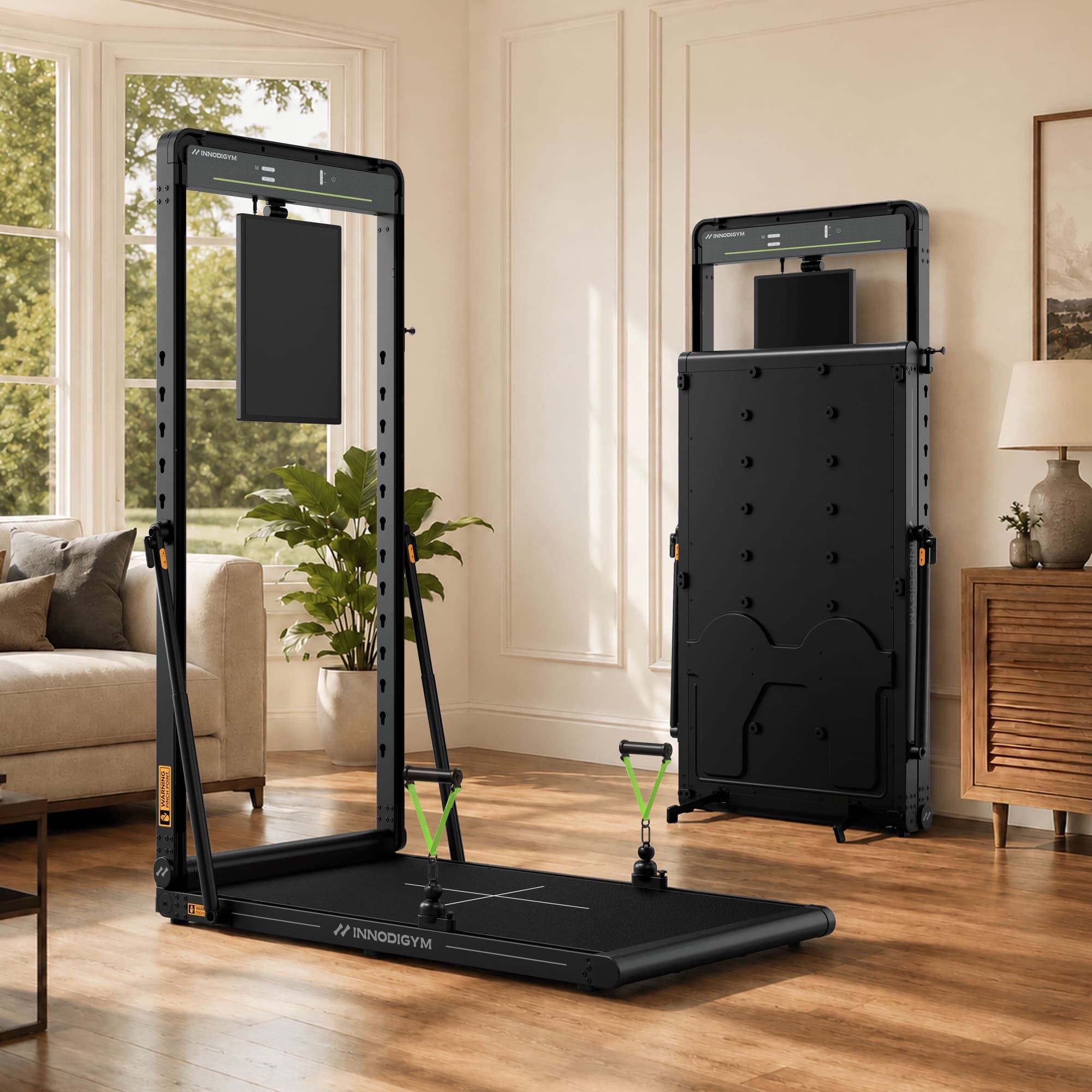 The Home Gym That Folds Away Is Basically an Apology Letter to Introverts — Photo: INNODIGYM