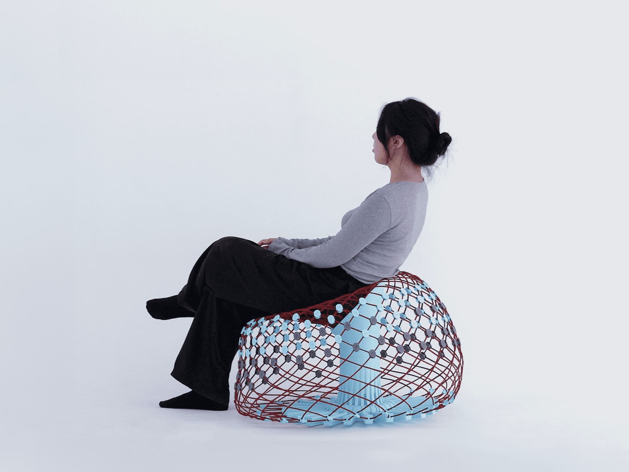 This Sofa Is Built From the Same Wire Doctors Put in Your Arteries — Photo/Design: Jisu Yoon