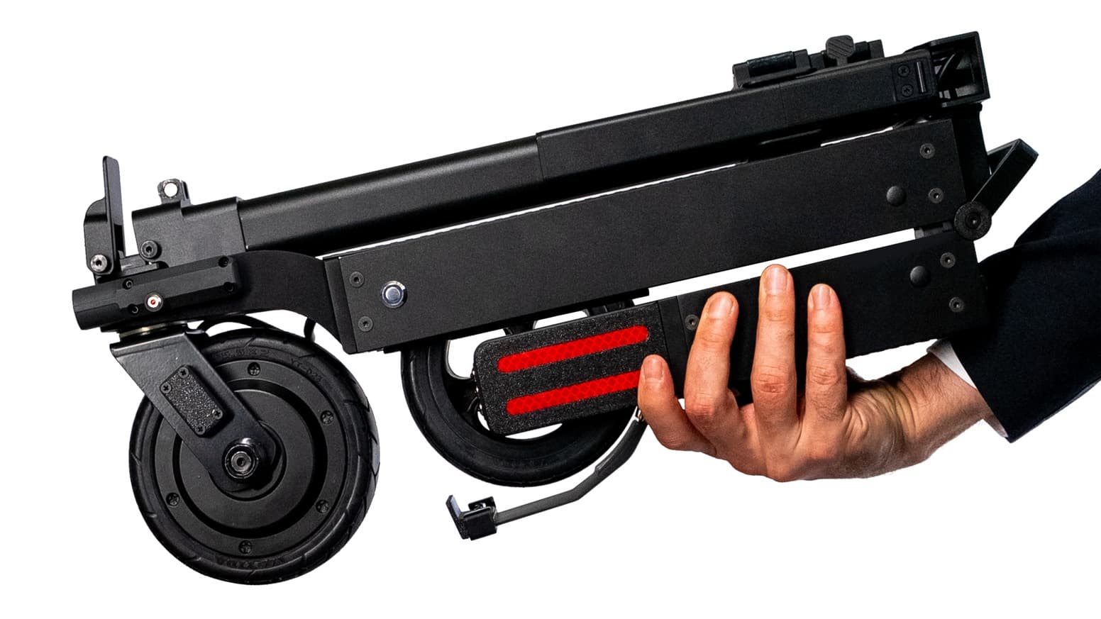 This Scooter Folds Down to the Size of a Laptop. That Changes More Than You'd Think. โ Photo: Blizwheel Inc. / Kickstarter