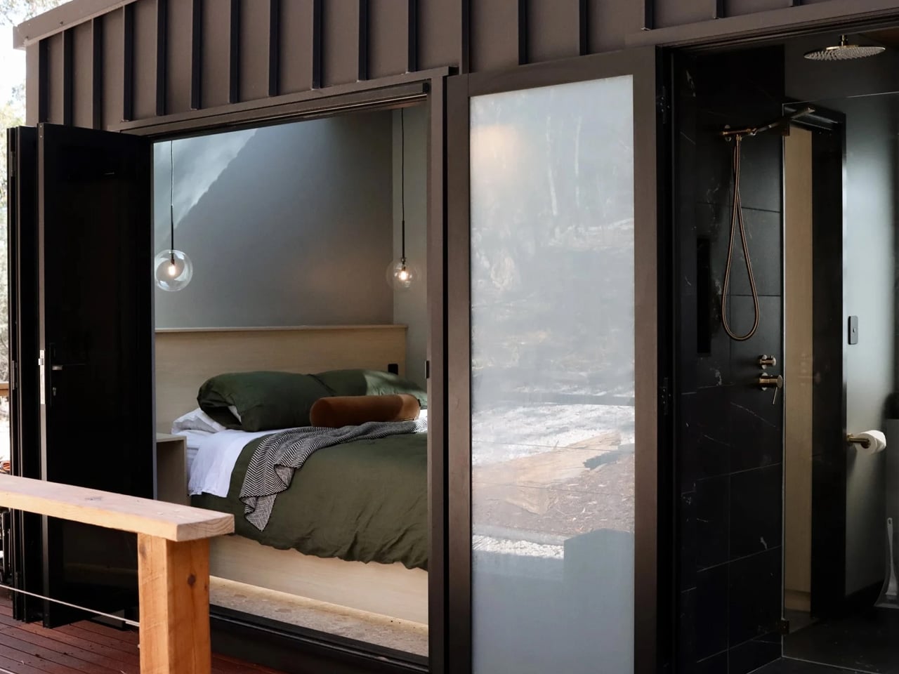 SHAK tiny home exterior in the Grampians